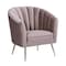 Manhattan Comfort Rosemont Accent Chair in Blush and Gold, PK2 2-AC056-BH - alternate 7